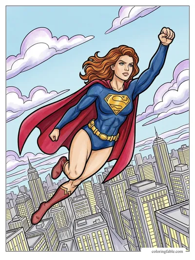 Colored example of this coloring page