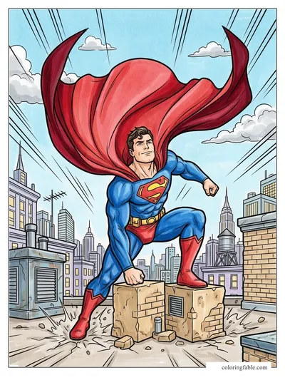 Colored example of this coloring page