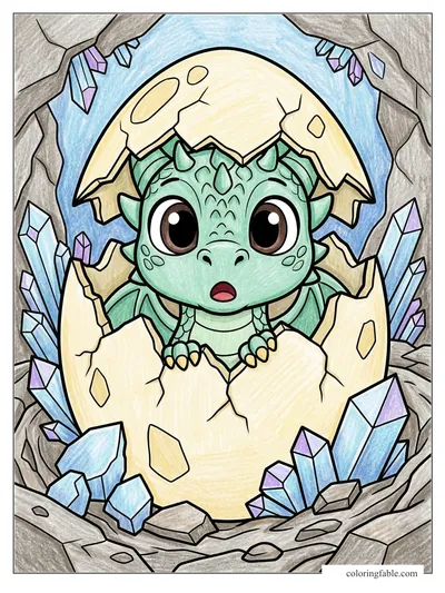 Colored example of this coloring page