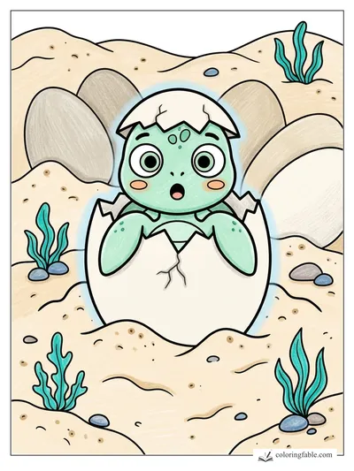 Colored example of this coloring page