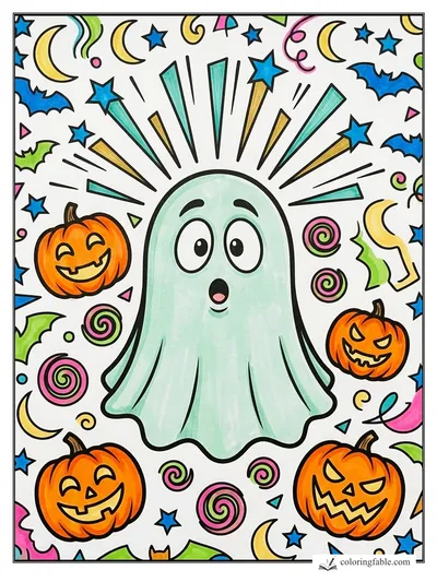 Colored example of this coloring page
