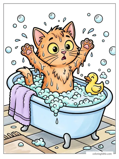 Colored example of this coloring page