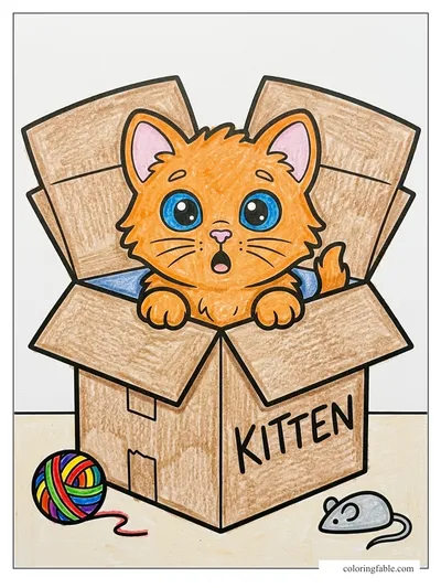 Colored example of this coloring page