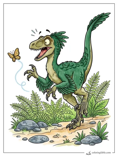 Colored example of this coloring page