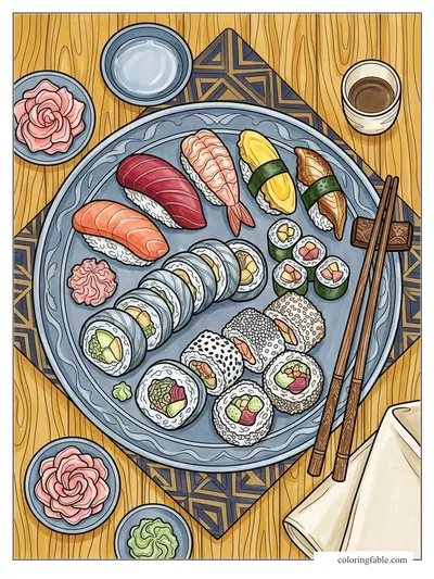 Colored example of this coloring page