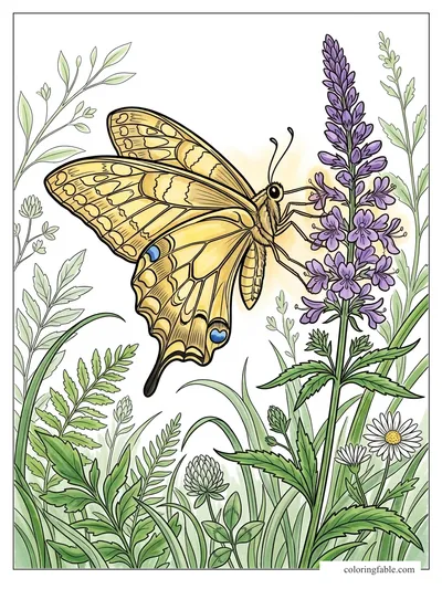 Colored example of this coloring page