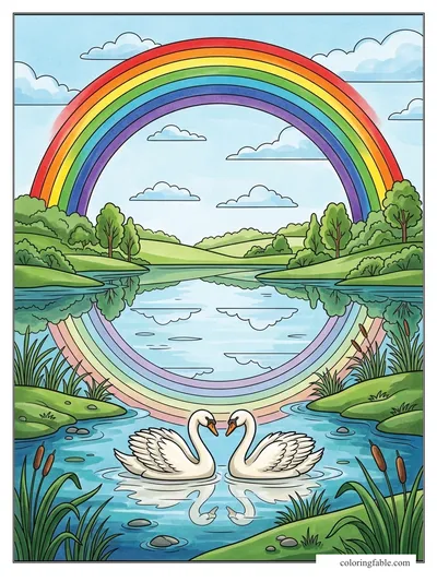 Colored example of this coloring page