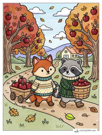 Colored example of this coloring page