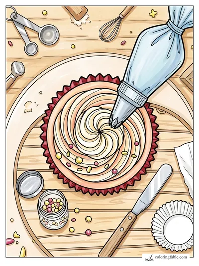 Colored example of this coloring page