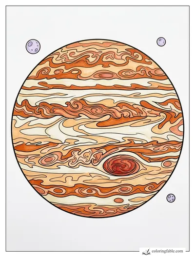 Colored example of this coloring page