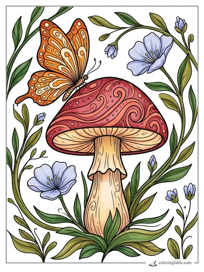 Colored example of this coloring page
