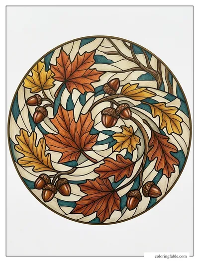 Colored example of this coloring page