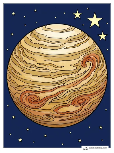 Colored example of this coloring page