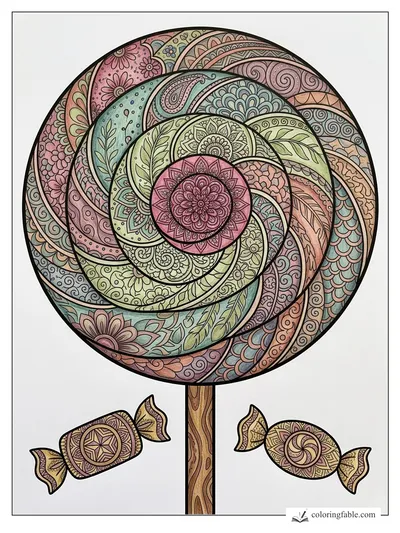Colored example of this coloring page