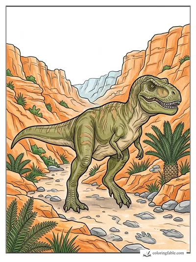 Colored example of this coloring page