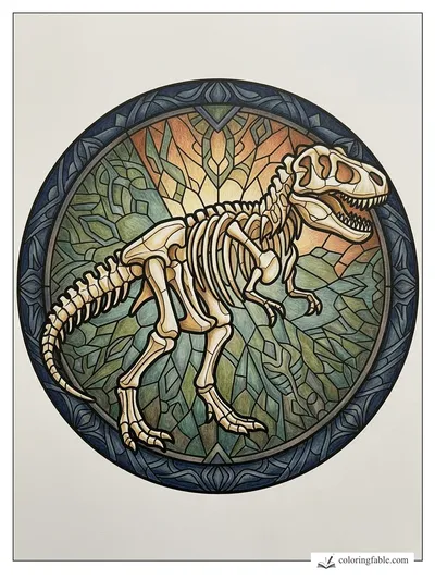 Colored example of this coloring page