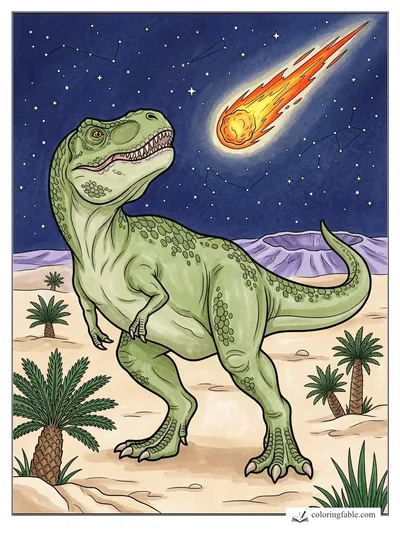 Colored example of this coloring page