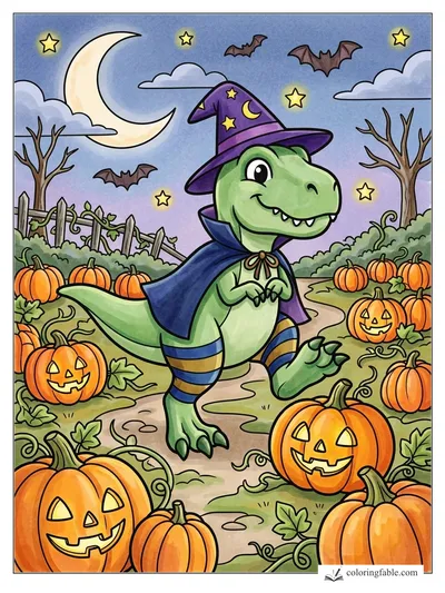 Colored example of this coloring page