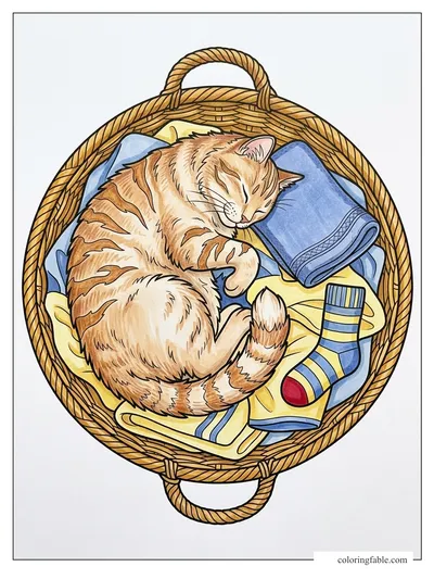 Colored example of this coloring page