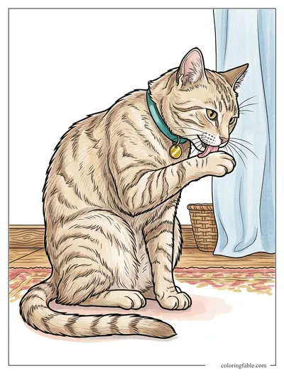 Colored example of this coloring page