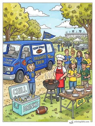 Colored example of this coloring page
