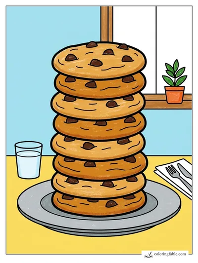Colored example of this coloring page