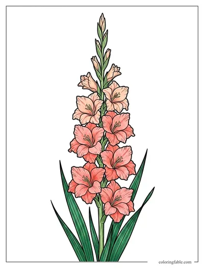 Colored example of this coloring page