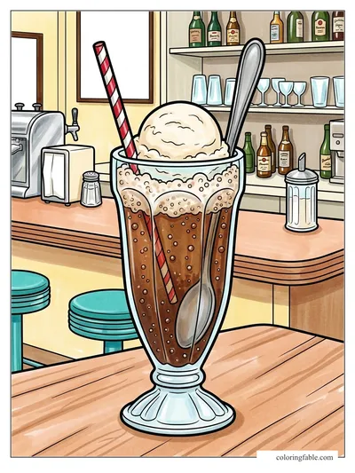 Colored example of this coloring page