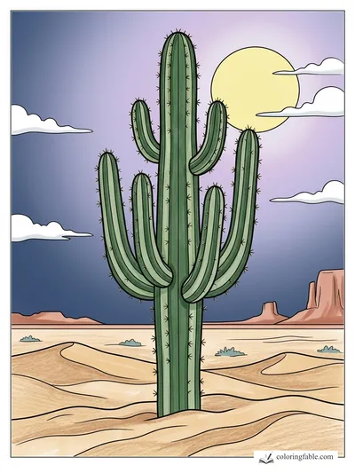 Colored example of this coloring page