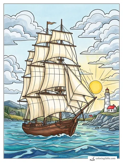 Colored example of this coloring page