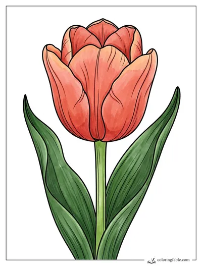 Colored example of this coloring page