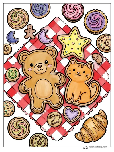 Colored example of this coloring page