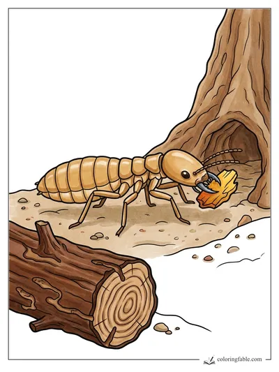 Colored example of this coloring page
