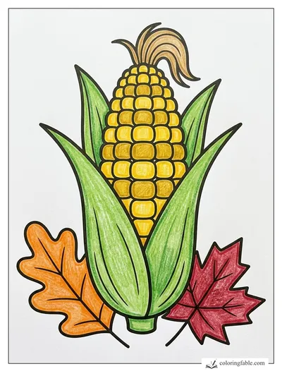 Colored example of this coloring page