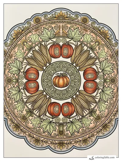 Colored example of this coloring page