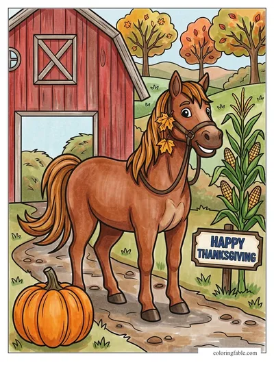 Colored example of this coloring page