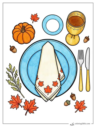 Colored example of this coloring page