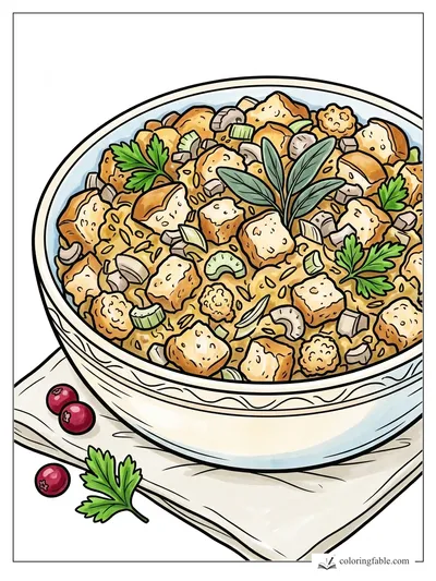 Colored example of this coloring page