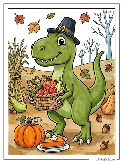 Colored example of this coloring page
