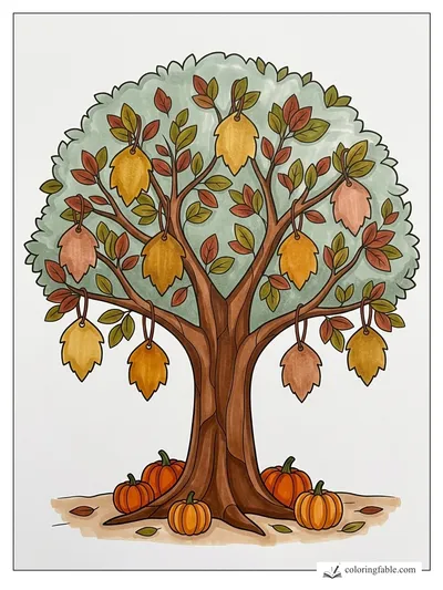 Colored example of this coloring page
