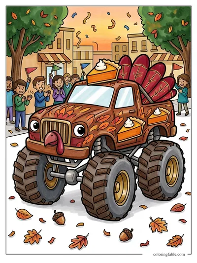 Colored example of this coloring page