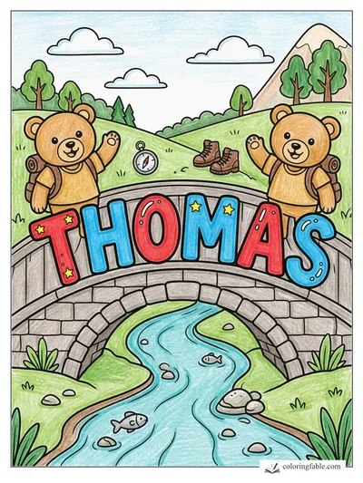 Colored example of this coloring page