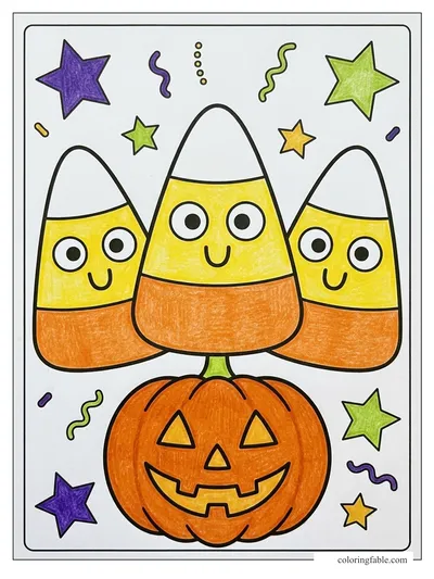 Colored example of this coloring page
