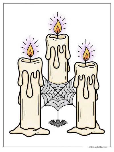 Colored example of this coloring page