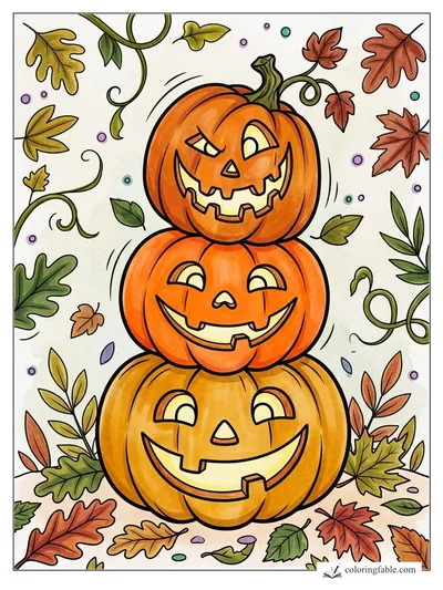 Colored example of this coloring page