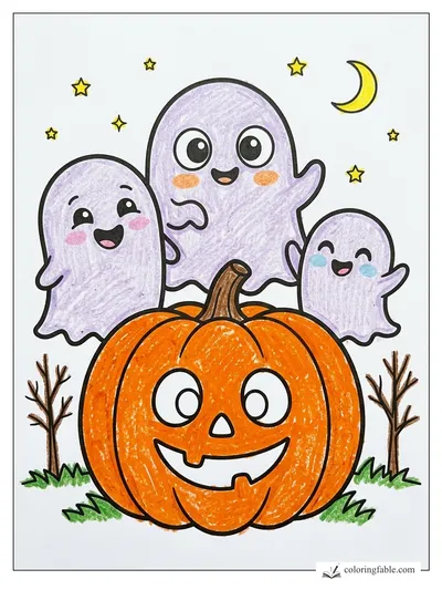 Colored example of this coloring page