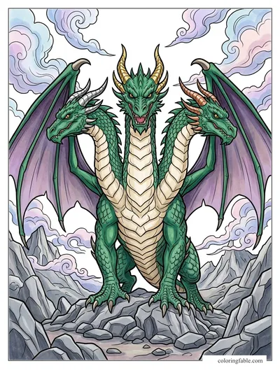 Colored example of this coloring page