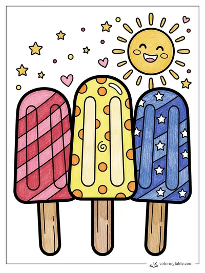 Colored example of this coloring page