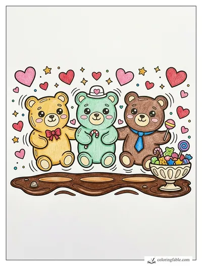 Colored example of this coloring page