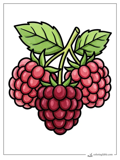 Colored example of this coloring page